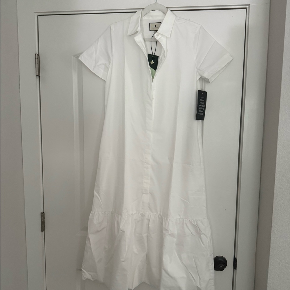White Martine Bubble Maxi Dress